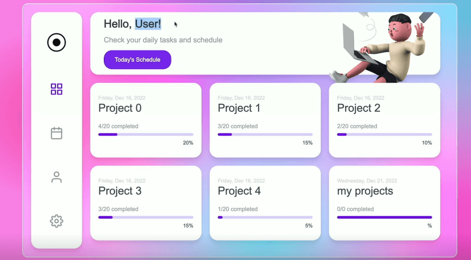 A task Managment App to manage projects that i been working on